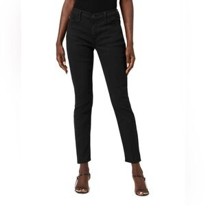 Hudson Women’s Natalie Mid Rise Super Skinny Black Jeans